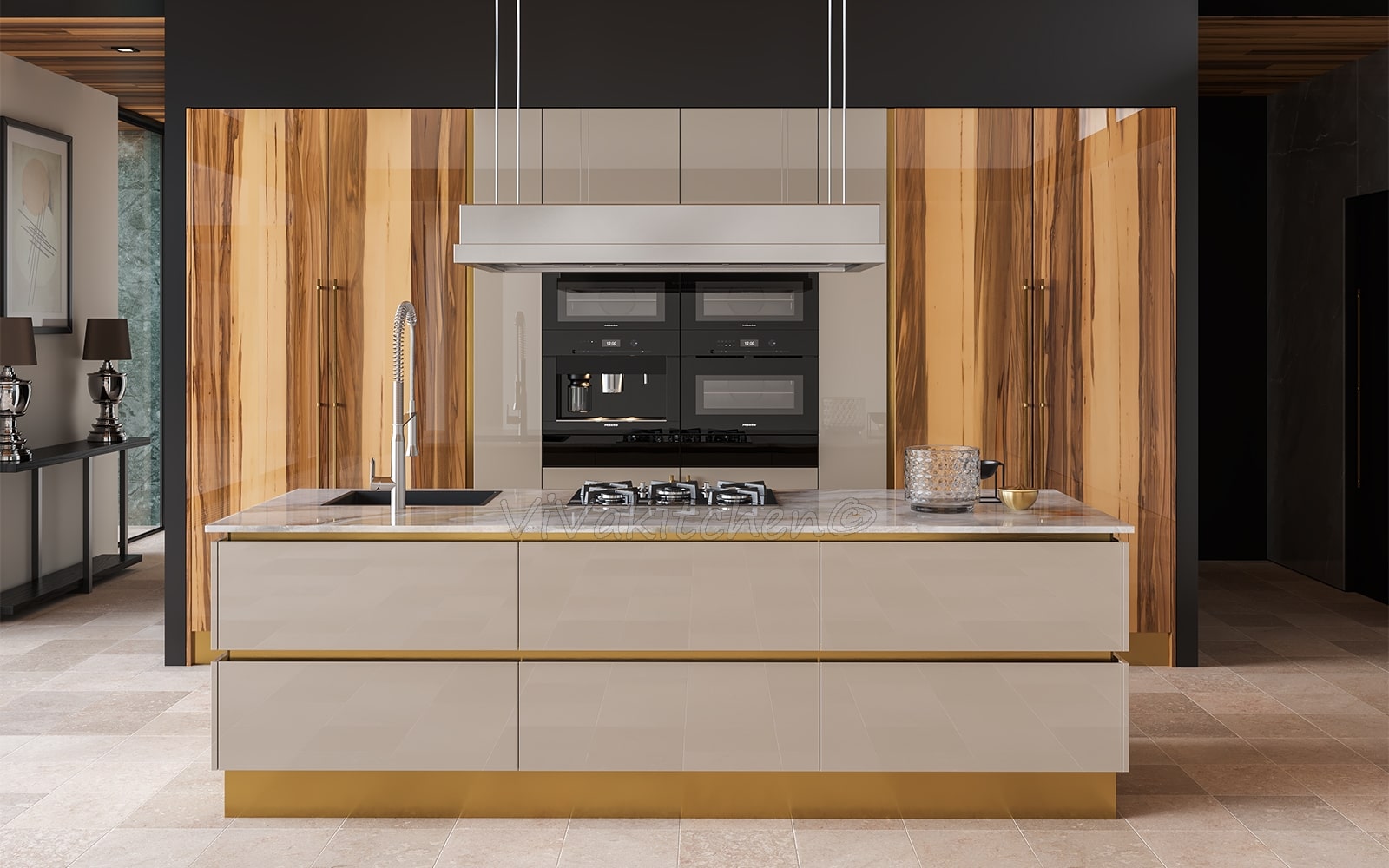 vivakitchen кухня GRANDE GOLD