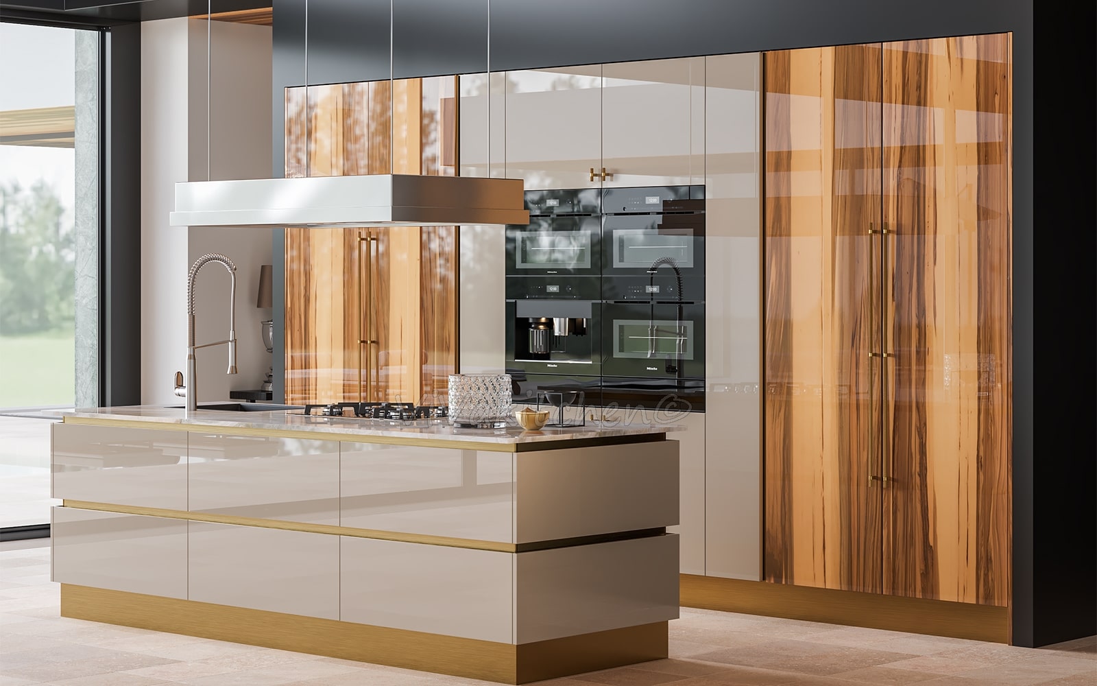 vivakitchen кухня GRANDE GOLD