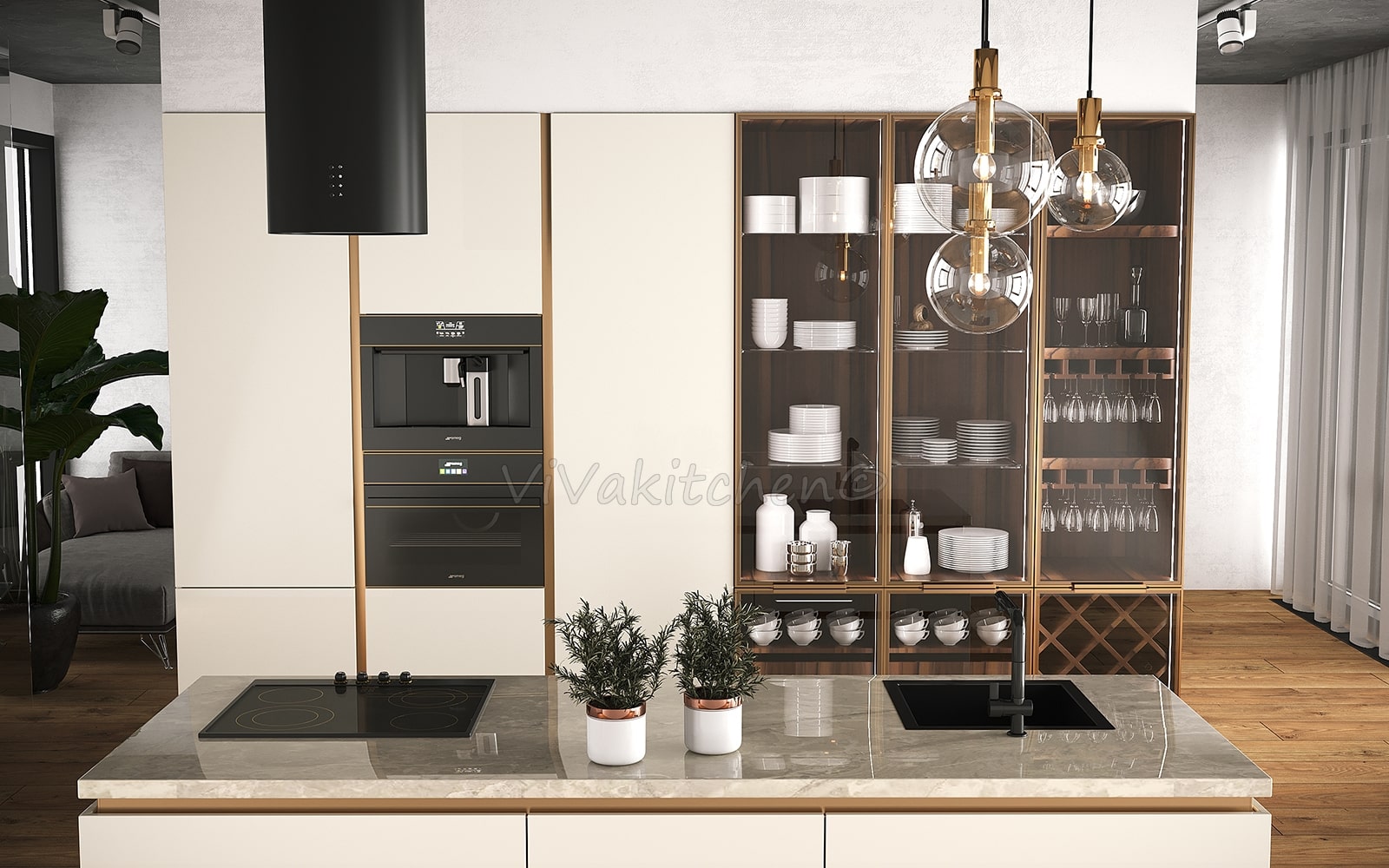vivakitchen вивакитчен кухня GRANDE GOLD