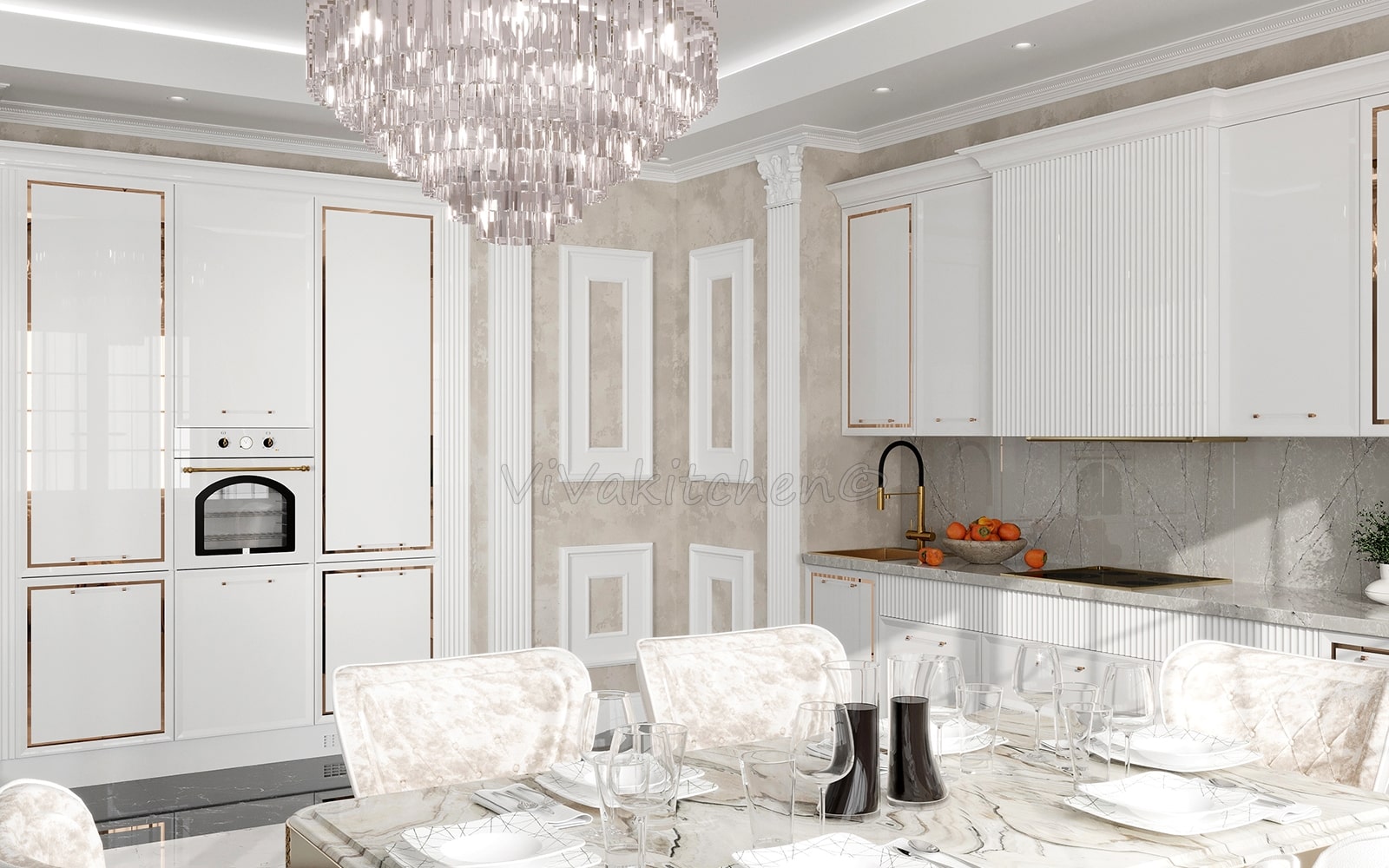 vivakitchen вивакитчен кухня GOLD LINE